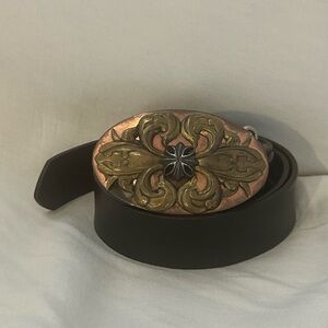 King Baby Studio Belt Buckle Brass Copper & Silver 34 2006